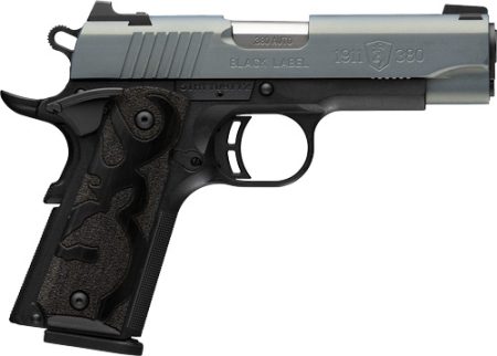 BROWNING 1911-380 BLACK LABEL - 380ACP 3.58"CMP 8RD NTN LGTS*