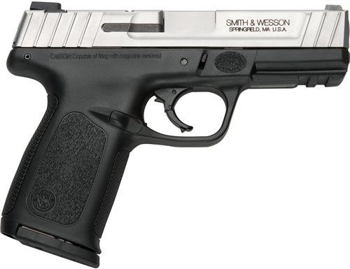 S&W SD9VE 9MM 4" FS 10-SHOT - SILVER SS SLIDE/BLACK POLY - Image 2