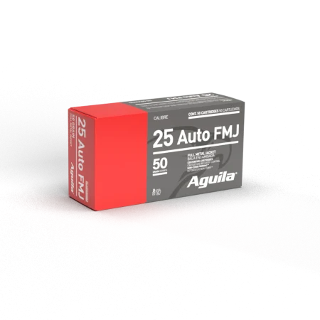 AGUILA 25 AUTO FMJ 50GR 50RD BOX 20 BXS PER CS