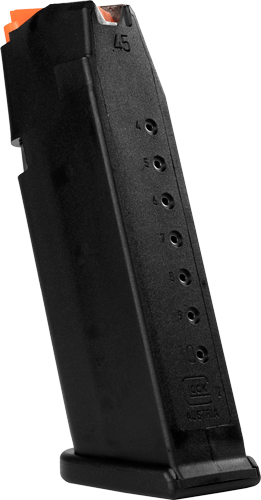 GLOCK OEM MAGAZINE GEN5 G21 - 45ACP 10RD ORANGE FOLLOWER
