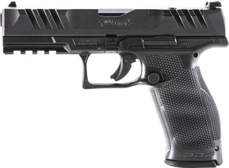 WALTHER PDP OR 9MM 5" - 10-SHOT BLACK POLYOMER FRAME