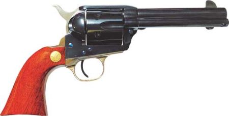 CIMARRON PISTOLEER 357/38SP - FS 4.75" BLUED N/BACKSTRAP WAL