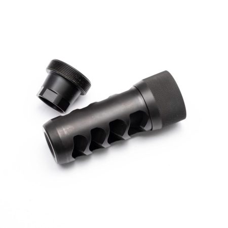 Area 419 Sidewinder Magnum Self Timing Muzzle Brake 30 cal 3/4-24 Thread Black Nitride