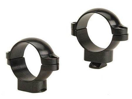 Leupold 2-Piece STD Windage Adjustable Steel Rings 1" Medium Gloss